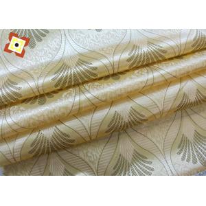Wrinkle Resistant Mattress Quilting Fabric Knitted Bedding Brushed Huayao Gold