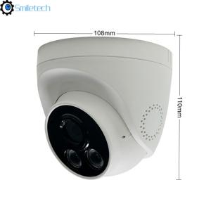 Mini indoor POE 5.0MP 20m IR distance 2MP 3.6mm fixed lens H.265 1080P plastic