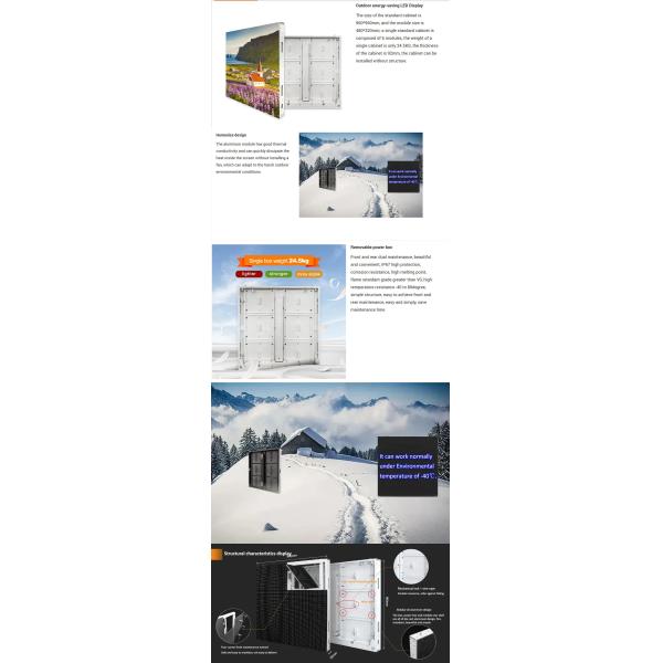 3840Hz Outdoor Digital Display Board Full Color Seamless Video Walls