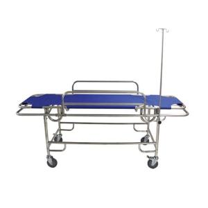 Quality Metal Patient Stretcher Trolley Hospital Furniture Emergency Care First Aid for sale