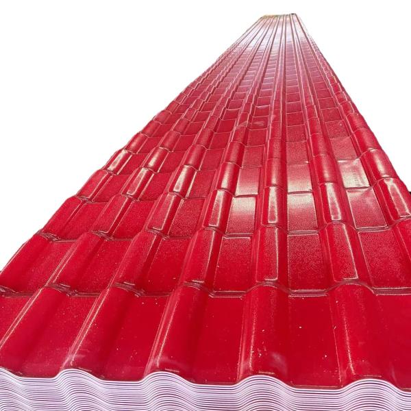 Buy ASA Synthetic Resin Roof Tile 1050mm Width Impact Resistant at wholesale prices