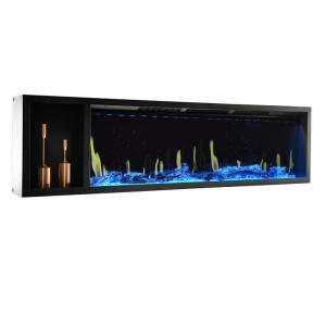 Quality 1900mm Modern Flames Electric Firep DIY Log Various Stones Option for sale