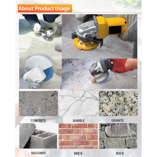 105-180mm Single Row Diamond single row cup wheel for grinding stone and concrete SGW