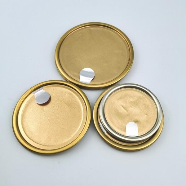 Buy High Temperature 23mm Aluminum Peel Off Lids Easy Open Covers at wholesale prices
