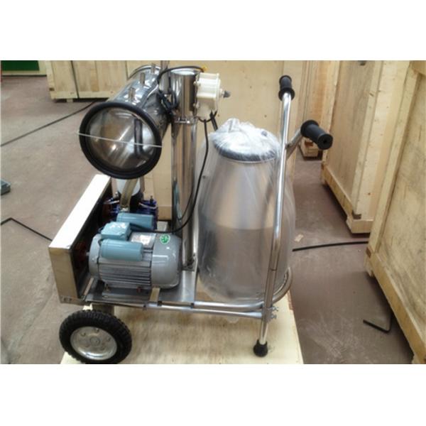 Buy Household Electric Mobile Milking Machine With One SuS Milking Bucket at wholesale prices