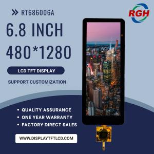 Quality 6.8&quot; TFT LCD Module , 480×1280 , High Contrast 900:1 , Suitable for Outdoor and Industrial Applications for sale