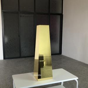 Acrylic Wedding Flower Stand 100cm Gold For Wedding Table Decoration