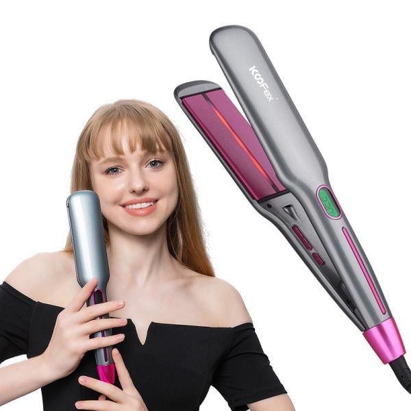 Portable 220V Ionic Infrared Flat Iron , Multiscene Fast Heating Hair Straighten