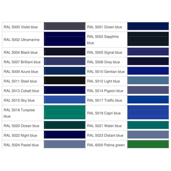 Blue Ral Color Coated Roof Sheet PPGI PPGL