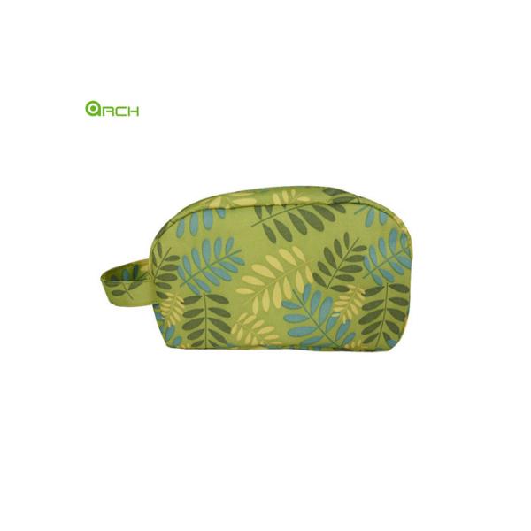 600D polyester Toiletry Kit Duffle Travel Luggage Bag with printing material