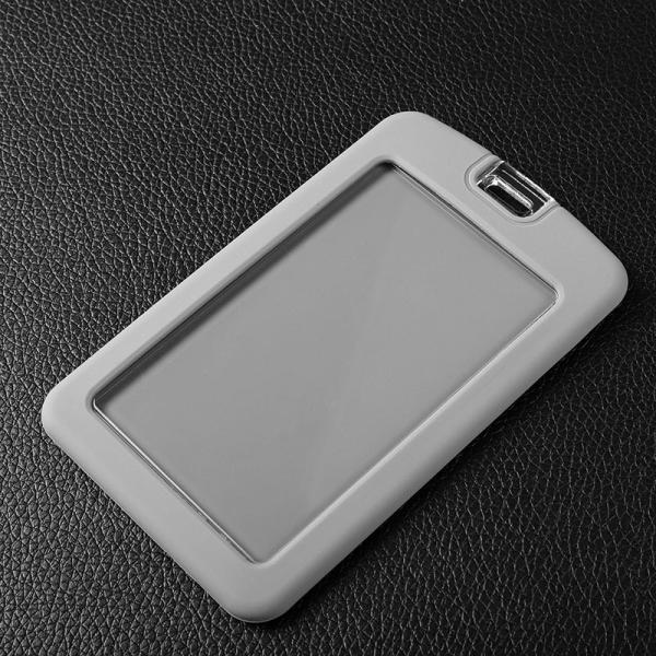 Office School ID Credit Cards Proximity Key Tastless Green ID Card Holder Protector Pouch