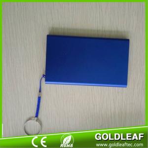 2016 hot selling power bank metallic casing with keyring 4000mah