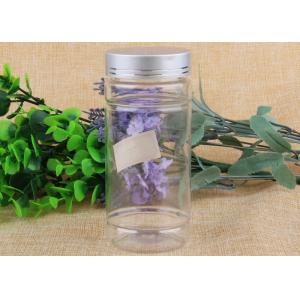Customized Small Capacity Clear Plastic Cylinder Package Bottle With Screwcap