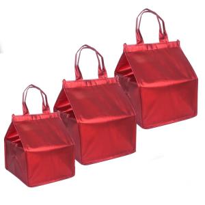 PE FOAM Nonwoven Fabric Insulated Cooler Tote For Seafood