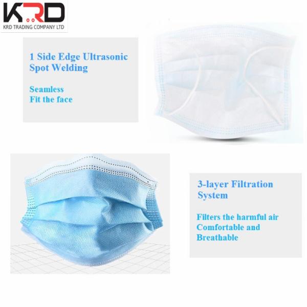 In Stock Disposable Mask 3 Layer EarLoops N95 KN95 Protection Personal Health Mouth Face Mask Mouth Masks Safety