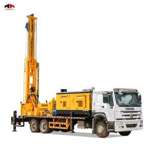 93KW Truck Mounted Water Well Drilling Rig 300m Depth