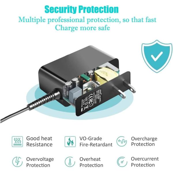 24V 1A Ac Power Adapter for Dreo Pilot Pro 24VDC 1000mA 24W Power Supply Cord Charger