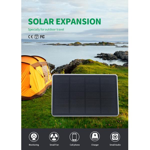 17.5*16.5*7cm 5W USB Output DC 5V 1A Solar Mono Outdoor Solar Panel