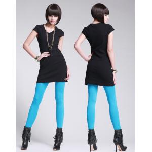 Quality Cotton Black Short Flared Dresses , Custom Summer Slim Dress for sale