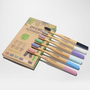 Eco Friendly BPA Free Biodegradable Bamboo Toothbrush With Soft Bristles