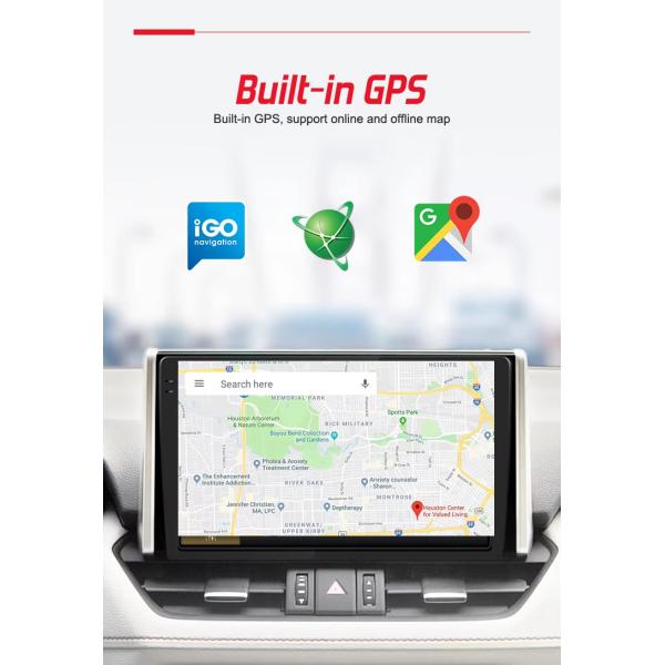 Qualcomm Chip Android 13 Universal Car Stereo Screen 9" 10" for GPS Navigation