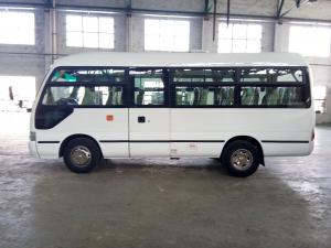 Quality 5 Manual Gears Coaster Transport Minivan / 15 Passenger Mini Bus Van Aluminum for sale