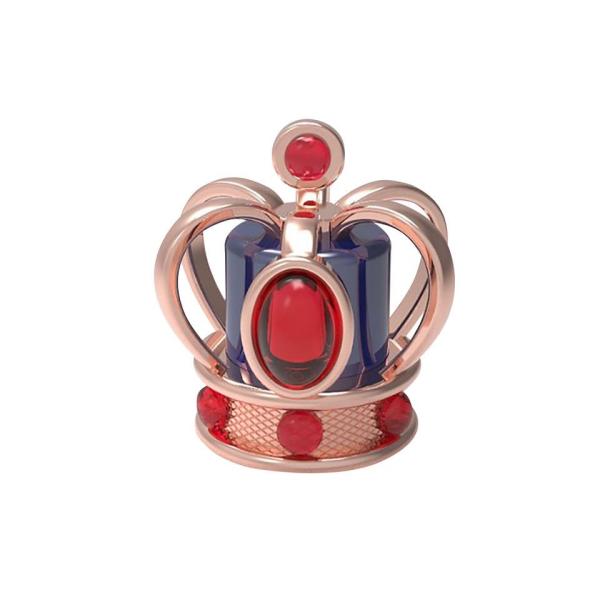 Crystal Crown Perfume Caps Electroplating Process Environmentally Friendly And