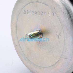 TS16949 Double Convoluted Air Actuator Firestone Rubber Bellow 255-1.5 3/8NPT