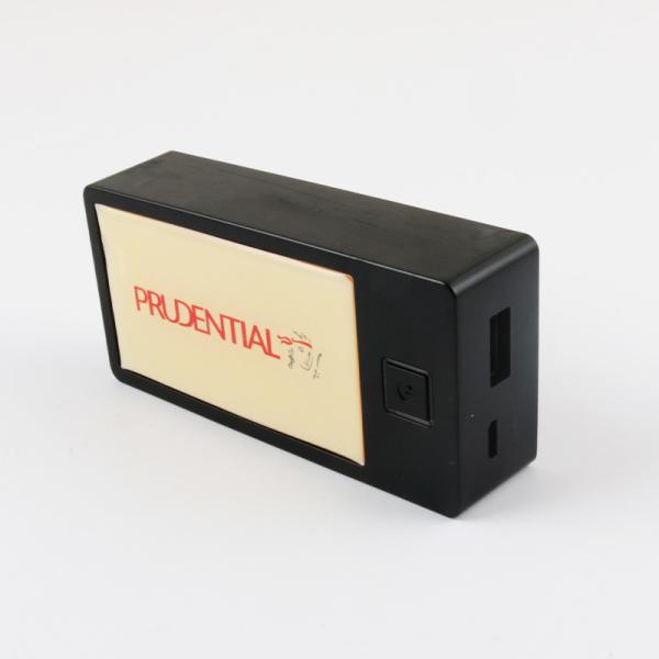 Plastic Gift Portable Power Bank Advertising Style 5200MAH With 3 In 1 Cable