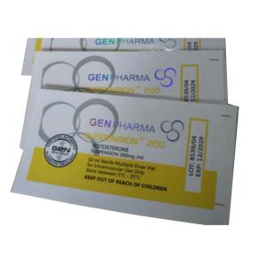 Plastic Waterproof vial Vial Labels Strong Adhesive , vial Bottle Labels