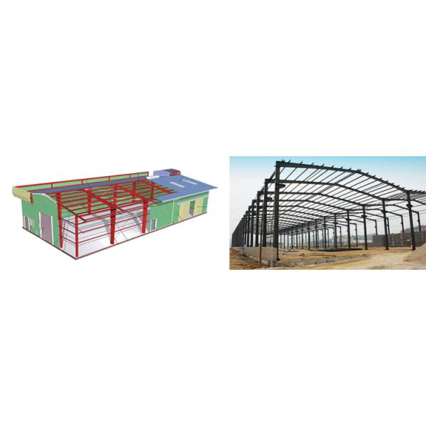 Low Cost And Fast Assembling Prefabricated Steel Frame Warehouse Metal Building