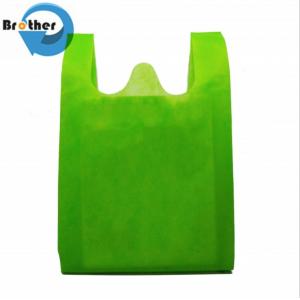 Wholesale Cheap Die Cut Non Woven Cloth Shopping Bag T Shirt Non Woven Shopping