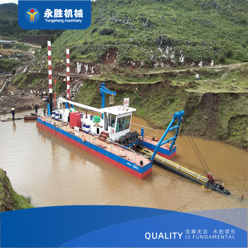 Max Dredging Depth 45° 8m Cutter Suction Dredger For Riverbed Sand Extraction