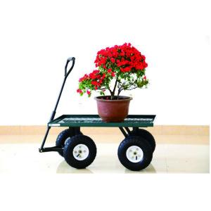 PP Wheel Danish Flower Trolley Seedling Cart Hot Galvanizing