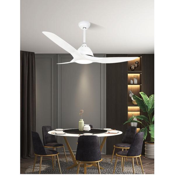 Home 52 Inch Low Voltage Energy Saving Remote Control LED Ceiling Fan with Light Energy