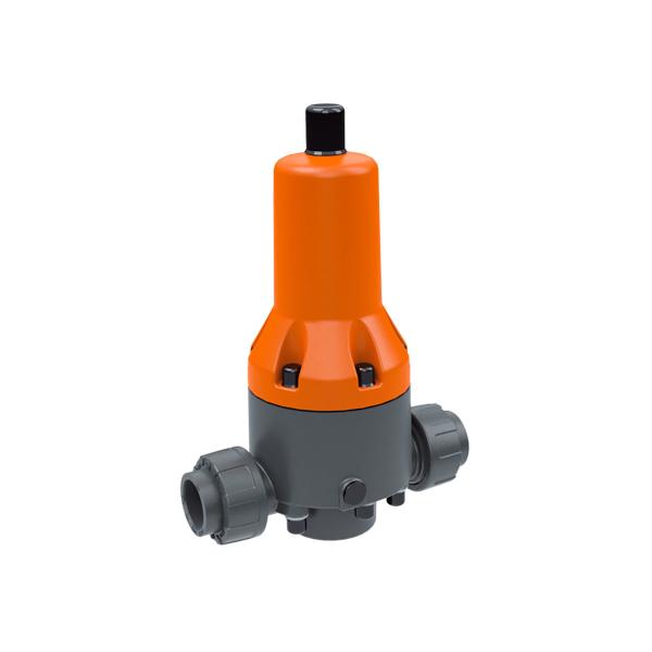 Nontoxic Plastic Pressure Release Valve , PVDF Pressure Relief Valve Back