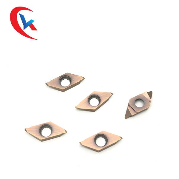 Thread Cutter TKFT12RB6000 Turning Tungsten Carbide Inserts Bronze Coating HRA