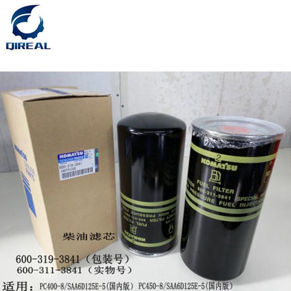 PC400-8 PC450-8 Excavator Fuel Filter 600-319-3841