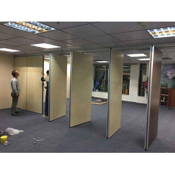 Sliding Vary Foldable Wall Partition Operable Door For Office No Floor Track