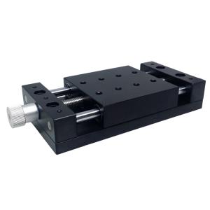 40mm / 80mm Travel X Axis Displacment Stage , Manual Linear Stage , Sliding