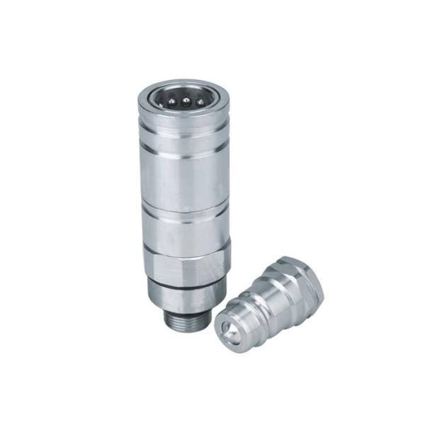 Agriculture Push Pull Hydraulic Couplings , KZAV ISO A Interchange Hydraulic