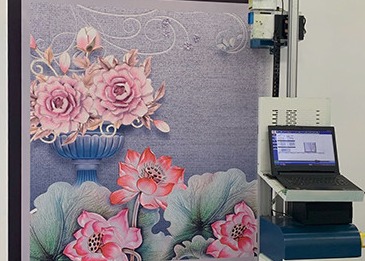 Buy CMYK Negative Pressure 15m2/H Wall Mural Printer at wholesale prices