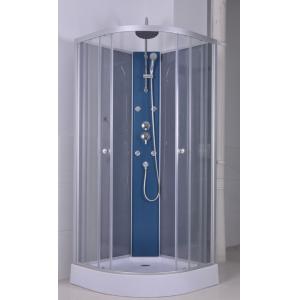 Quality Simple Structure Curved Shower Stall Aluminum Paint With Shower Holder for sale