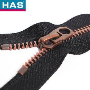 Durable Brass Separating Zippers Corn Teeth 2 Way Coat Zipper Corrosion