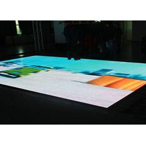 Full Color P9mm Interactive Floor Led Display With 140°Viewing Angle