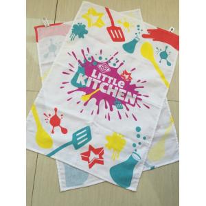 Space Saving Promotional Tea Towels Easy Carrier 100 % Cotton Material