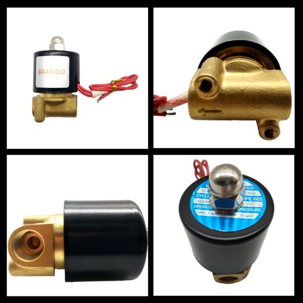 Details enlargements of UNI-D Type 2W025-08 2/2 NC Solenoid Valve