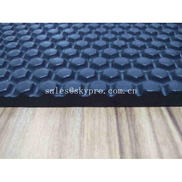 5mm Black EVA Foam Sheet Eco friendly Waterproof Round Button Stud Pattern for