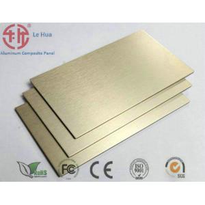 Fireproof Silver Brushed ACP Sheet with Untransparent Protective Film Competitiv