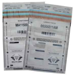 LDPE Tamper Evident Bag Custom Security Bank Deposit Sealing Bag